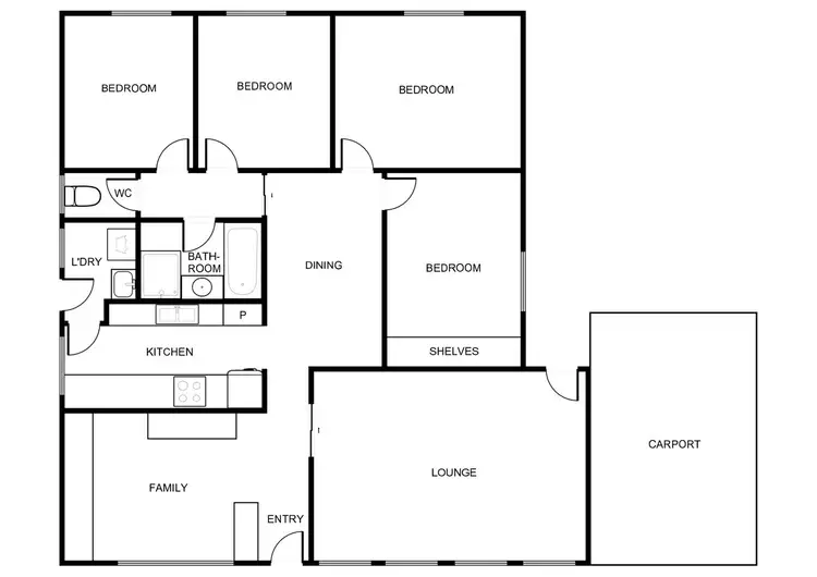 Floorplan of Homely house listing, 3 Argyle Place, Curtin ACT 2605