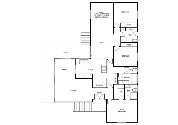 Floorplan of Homely house listing, 13 Titheradge Place, Chapman ACT 2611