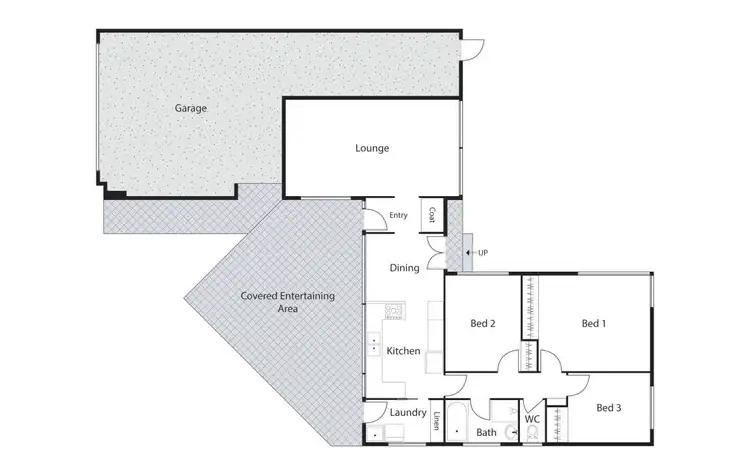Floorplan of Homely house listing, 74 Carruthers Street, Curtin ACT 2605