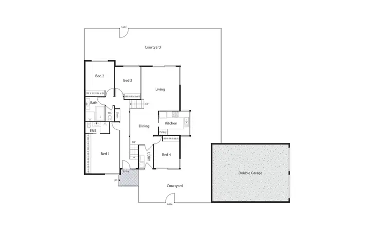 Floorplan of Homely townhouse listing, 9/92 Julia Flynn Avenue, Isaacs ACT 2607