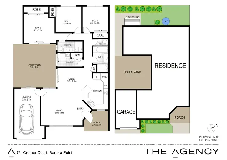 Floorplan of Homely unit listing, 7/1 Cromer Court, Banora Point NSW 2486