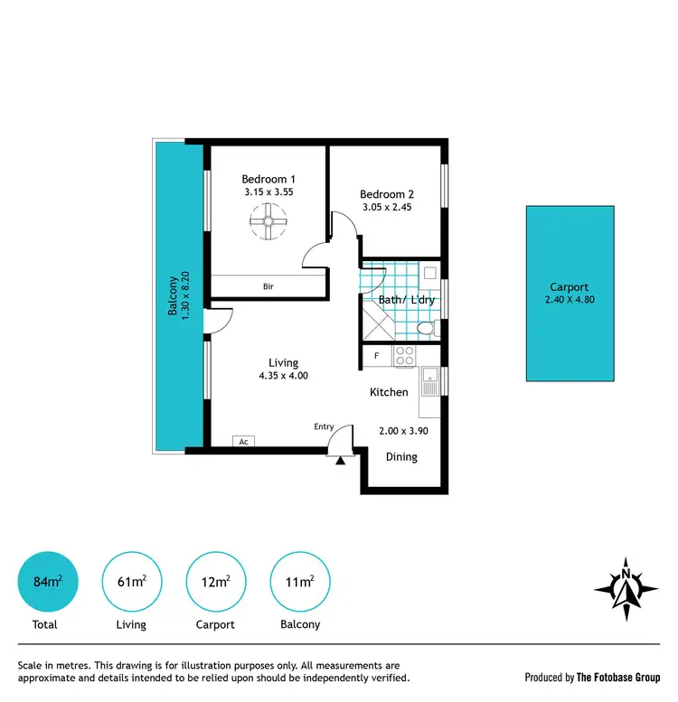 Floorplan of Homely unit listing, 3/39 Stonehouse Avenue, Camden Park SA 5038