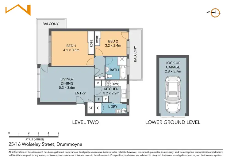 Floorplan of Homely apartment listing, 25/16 Wolseley Street, Drummoyne NSW 2047