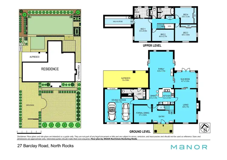 Floorplan of Homely house listing, 27 Barclay Road, North Rocks NSW 2151