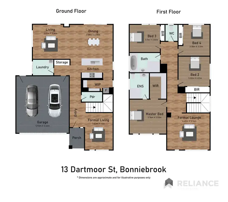 Floorplan of Homely house listing, 13 Dartmoor Street, Bonnie Brook VIC 3335