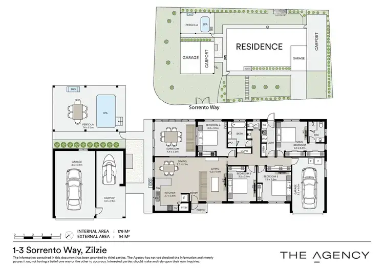 Floorplan of Homely house listing, 1-3 Sorrento Way, Zilzie QLD 4710