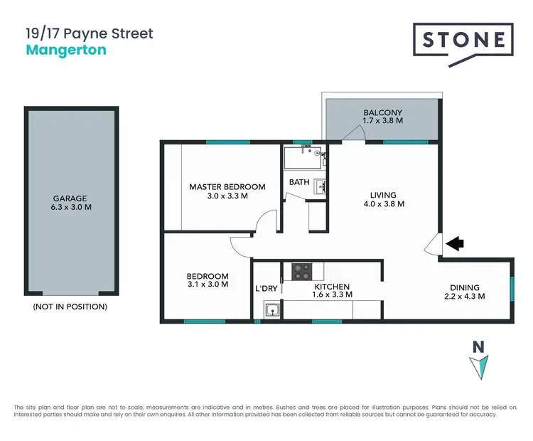 Floorplan of Homely unit listing, 19/17 Payne Street, Mangerton NSW 2500