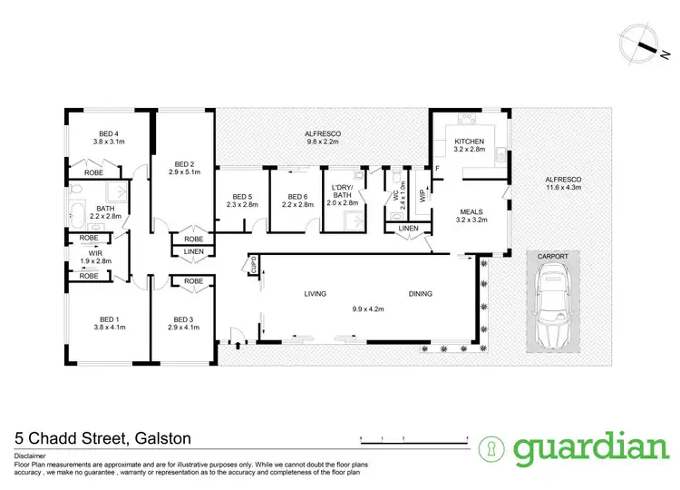Floorplan of Homely house listing, 5 Chadd Street, Galston NSW 2159