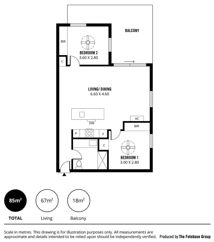 Floorplan of Homely apartment listing, 403/20 Mocatta Place, Adelaide SA 5000