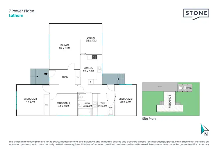 Floorplan of Homely house listing, 7 Powers Place, Latham ACT 2615