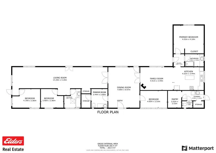 Floorplan of Homely house listing, 15 Clarke Street, West Toodyay WA 6566