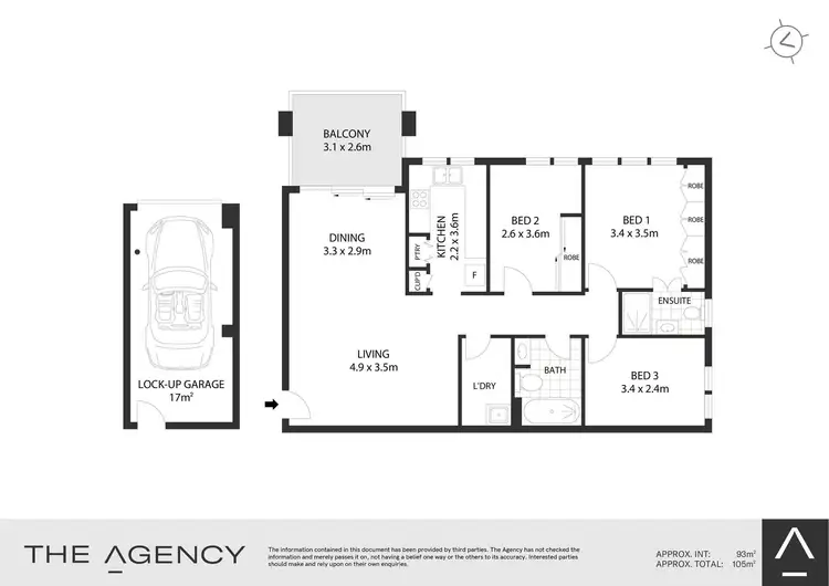Floorplan of Homely apartment listing, 7/131-135 Young Street, Cremorne NSW 2090