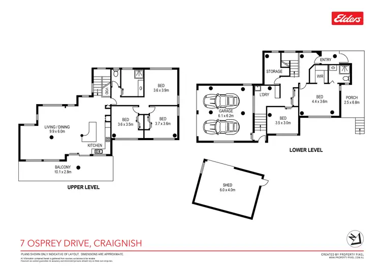 Floorplan of Homely house listing, 7 Osprey Drive, Craignish QLD 4655