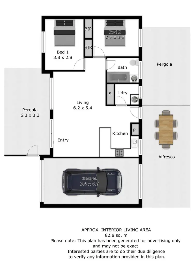 Floorplan of Homely unit listing, 4/191 Baranbale Way, Springdale Heights NSW 2641
