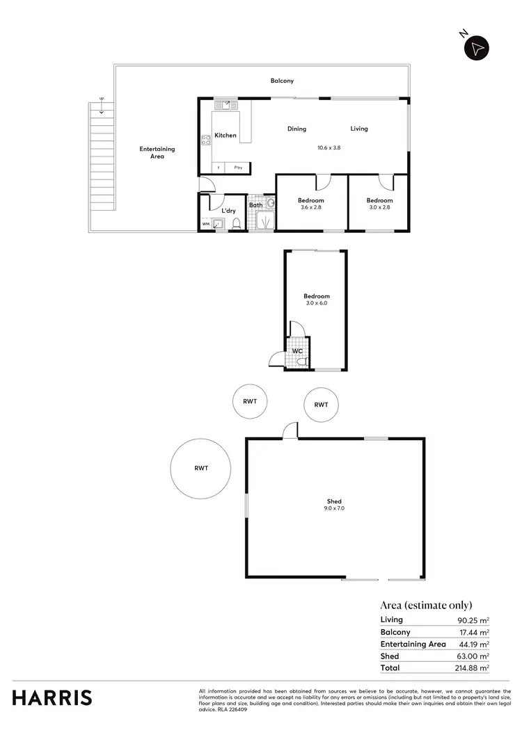 Floorplan of Homely house listing, 70 Sultana Point Road, Sultana Point SA 5583