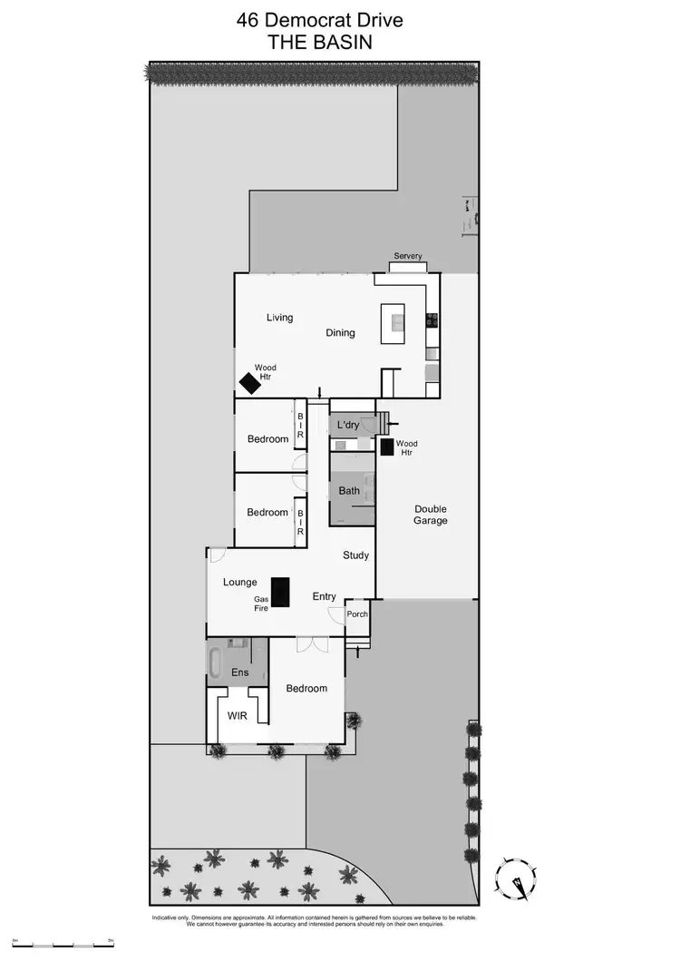 Floorplan of Homely house listing, 46 Democrat Drive, The Basin VIC 3154