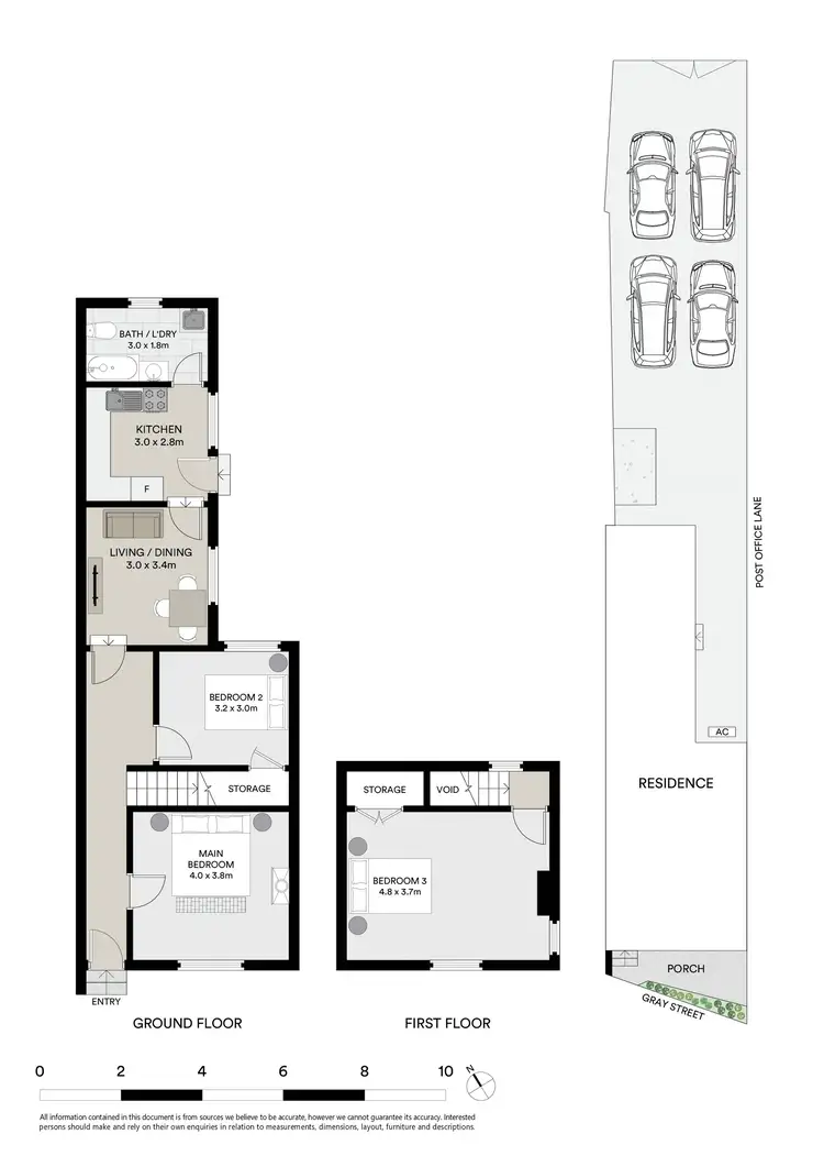 Floorplan of Homely terrace listing, 14 Gray Street, Kogarah NSW 2217