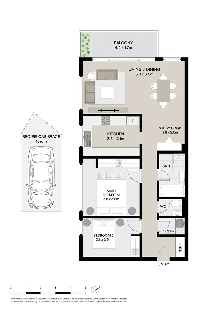 Floorplan of Homely apartment listing, 105/2 Broughton Road, Artarmon NSW 2064