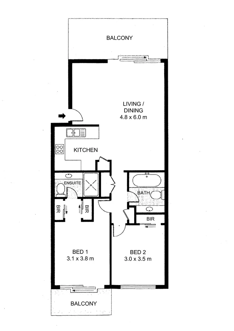 Floorplan of Homely unit listing, 3/5 Ibera Way, Success WA 6164