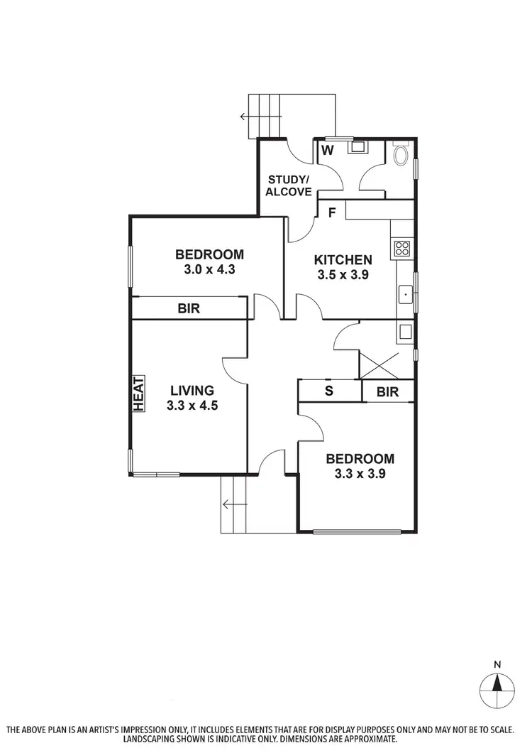 Floorplan of Homely house listing, 26 Booth Street, Preston VIC 3072