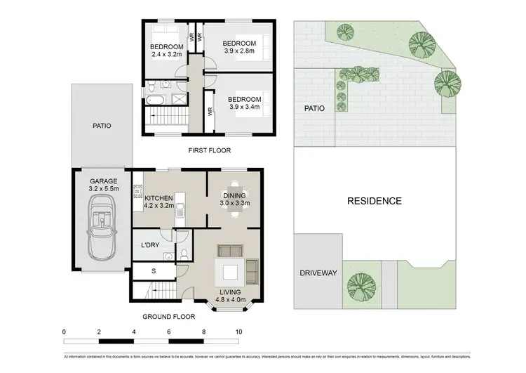 Floorplan of Homely townhouse listing, 5/13-19 Hughes Street, Kings Langley NSW 2147