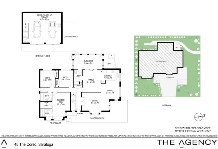 Floorplan of Homely house listing, 48 The Corso, Saratoga NSW 2251