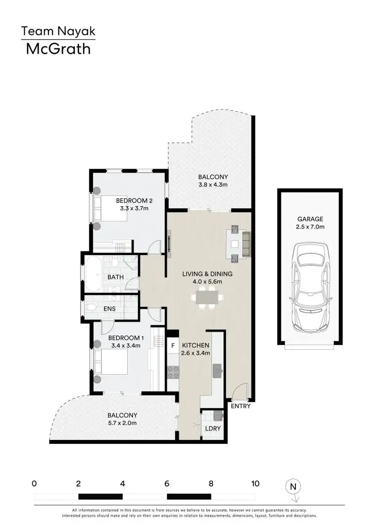 Floorplan of Homely apartment listing, 8/478 Church Street, Parramatta NSW 2150