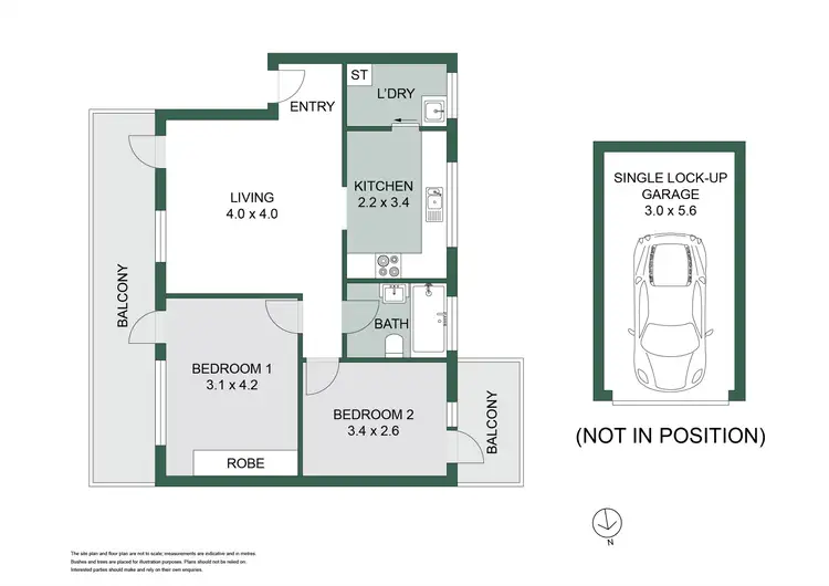 Floorplan of Homely apartment listing, 12/107 Pacific Parade, Dee Why NSW 2099