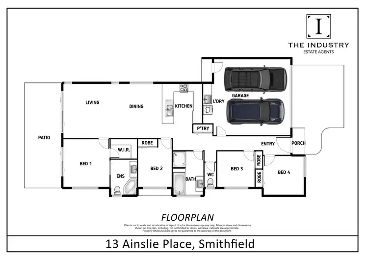 Floorplan of Homely house listing, 13 Ainslie Place, Smithfield QLD 4878