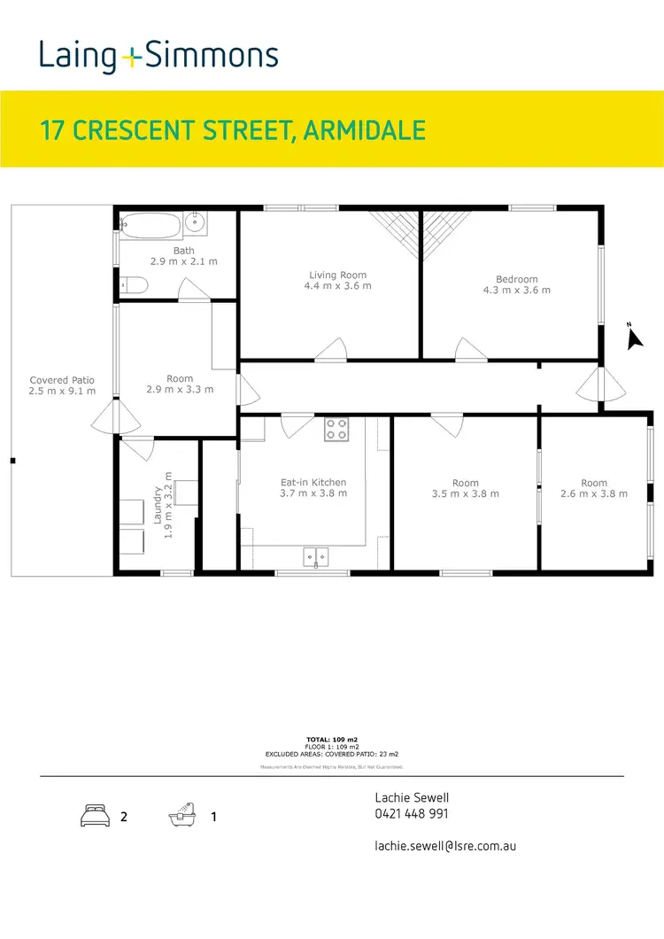 Floorplan of Homely house listing, 17 Crescent Street, Armidale NSW 2350