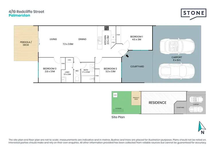 Floorplan of Homely townhouse listing, 4/19 Redcliffe Street, Palmerston ACT 2913