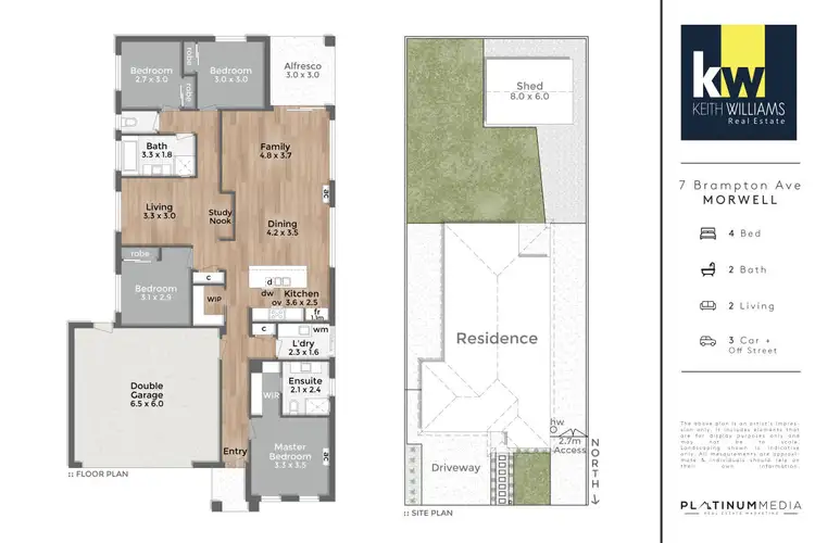 Floorplan of Homely house listing, 7 Brampton Avenue, Morwell VIC 3840
