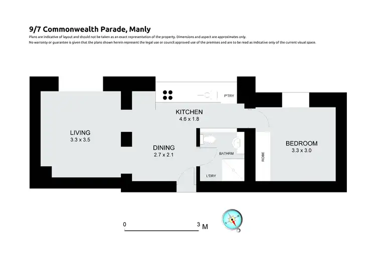 Floorplan of Homely apartment listing, 9/7 Commonwealth Parade, Manly NSW 2095