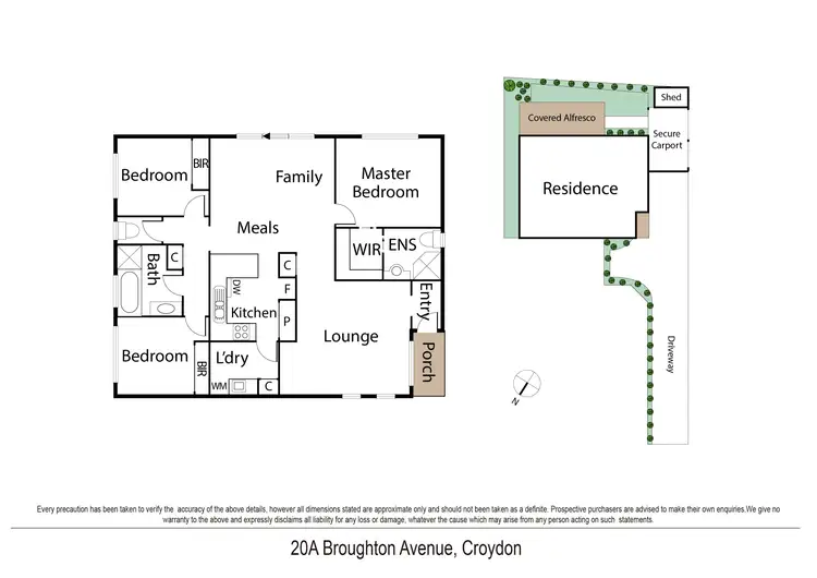 Floorplan of Homely house listing, 20A Broughton Avenue, Croydon VIC 3136