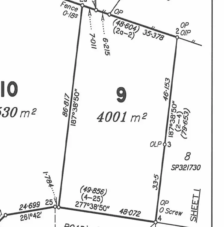 Floorplan of Homely land listing, LOT 9 Highland Court, Pie Creek QLD 4570