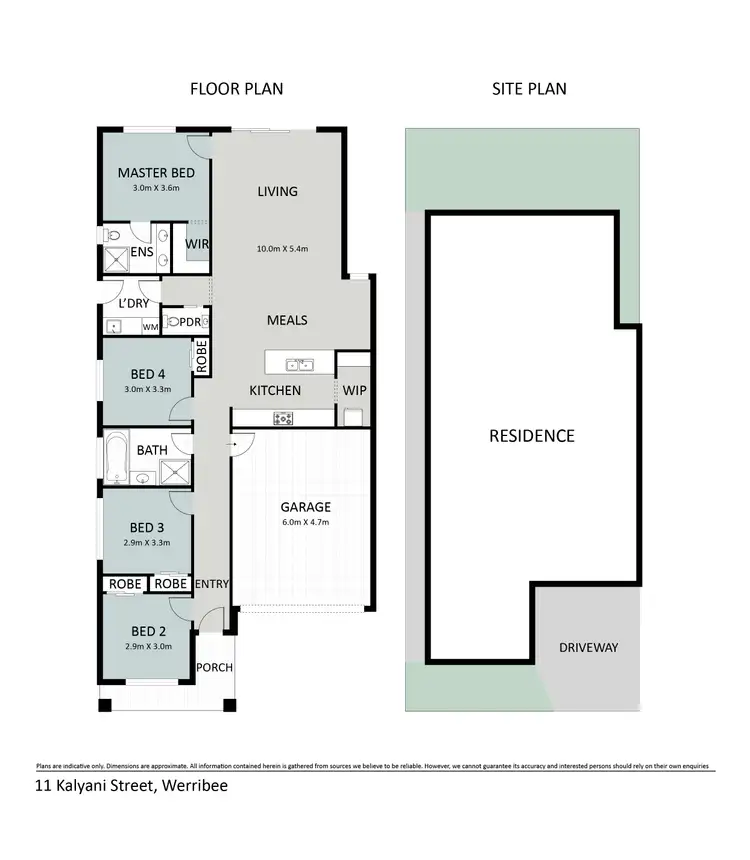 Floorplan of Homely house listing, 11 Kalyani Street, Werribee VIC 3030