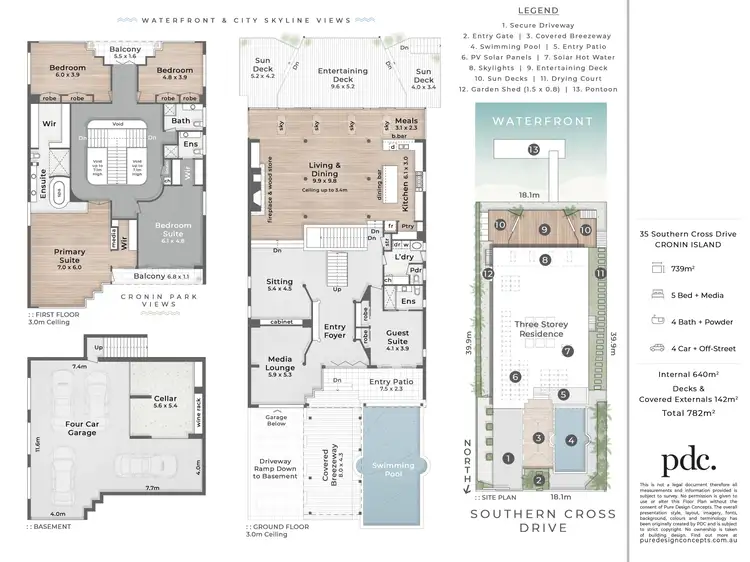 Floorplan of Homely house listing, 35 Southern Cross Drive, Surfers Paradise QLD 4217