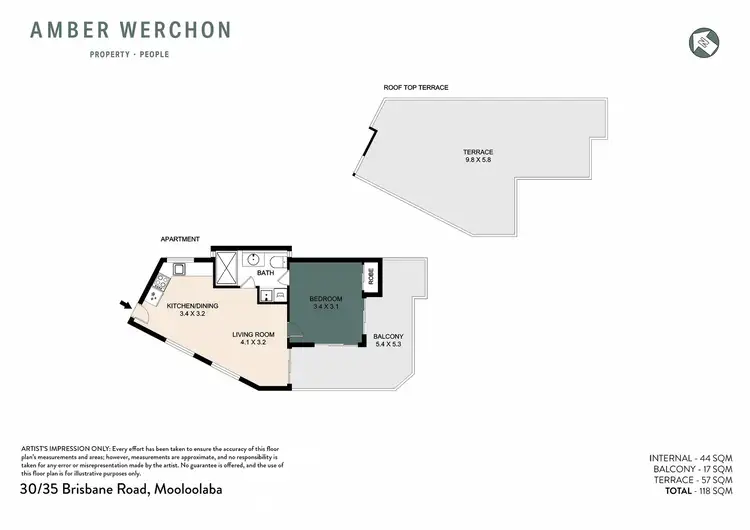 Floorplan of Homely unit listing, 30/35 Brisbane Road, Mooloolaba QLD 4557