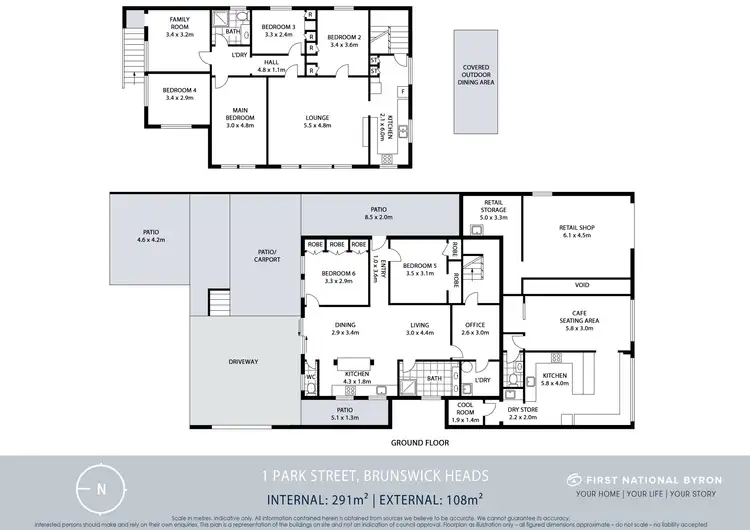 Floorplan of Homely house listing, 1 Park Street, Brunswick Heads NSW 2483