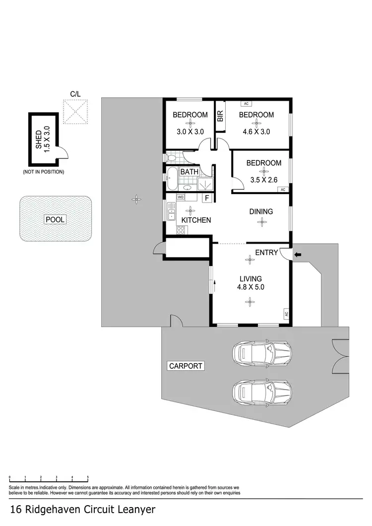 Floorplan of Homely house listing, 16 Ridgehaven Circuit, Leanyer NT 812