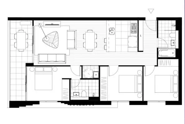 Floorplan of Homely apartment listing, E705/2 Conferta Avenue, Schofields NSW 2762