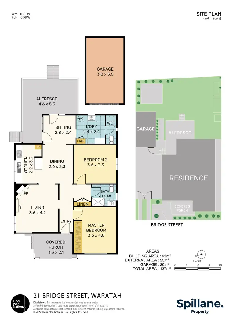 Floorplan of Homely house listing, 21 Bridge Street, Waratah NSW 2298