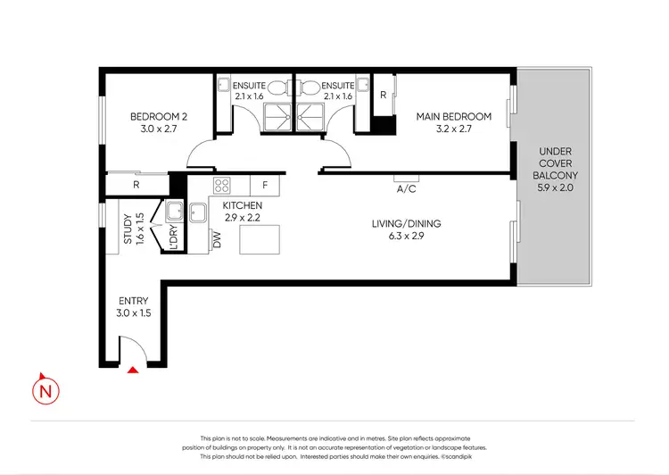 Floorplan of Homely apartment listing, 101/503 Plenty Road, Preston VIC 3072