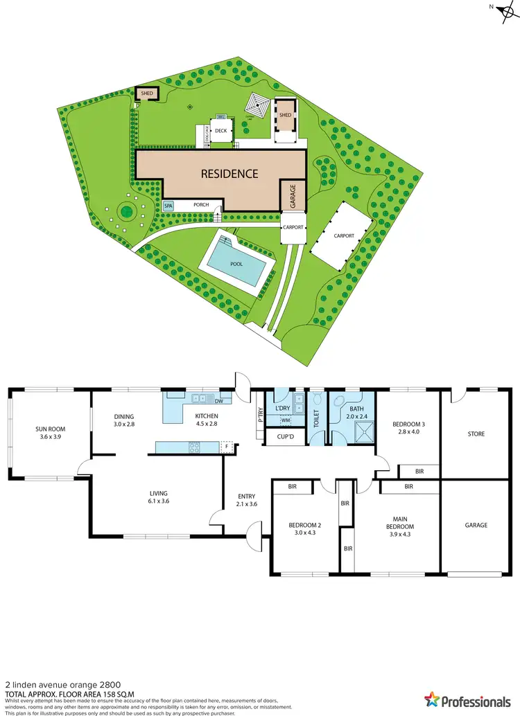 Floorplan of Homely house listing, 2 Linden Avenue, Orange NSW 2800