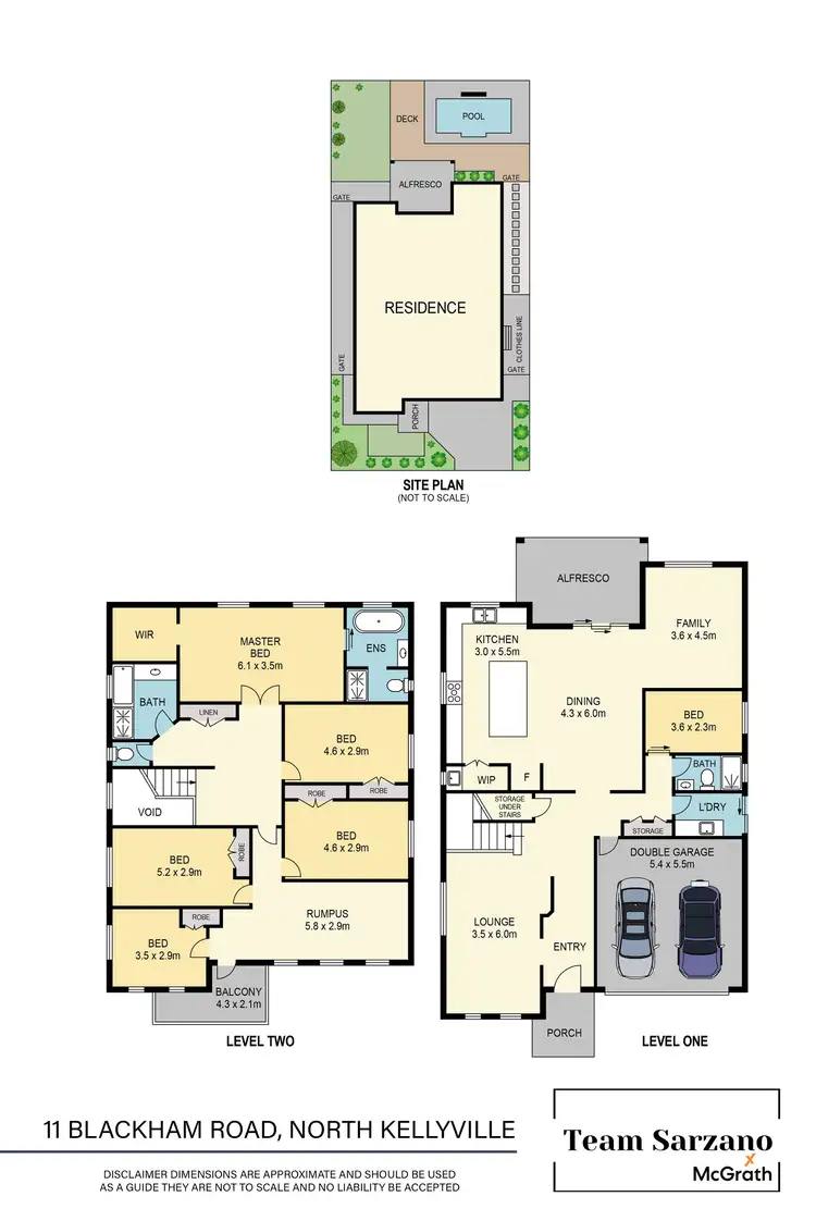 Floorplan of Homely house listing, 11 Blackham Road, North Kellyville NSW 2155