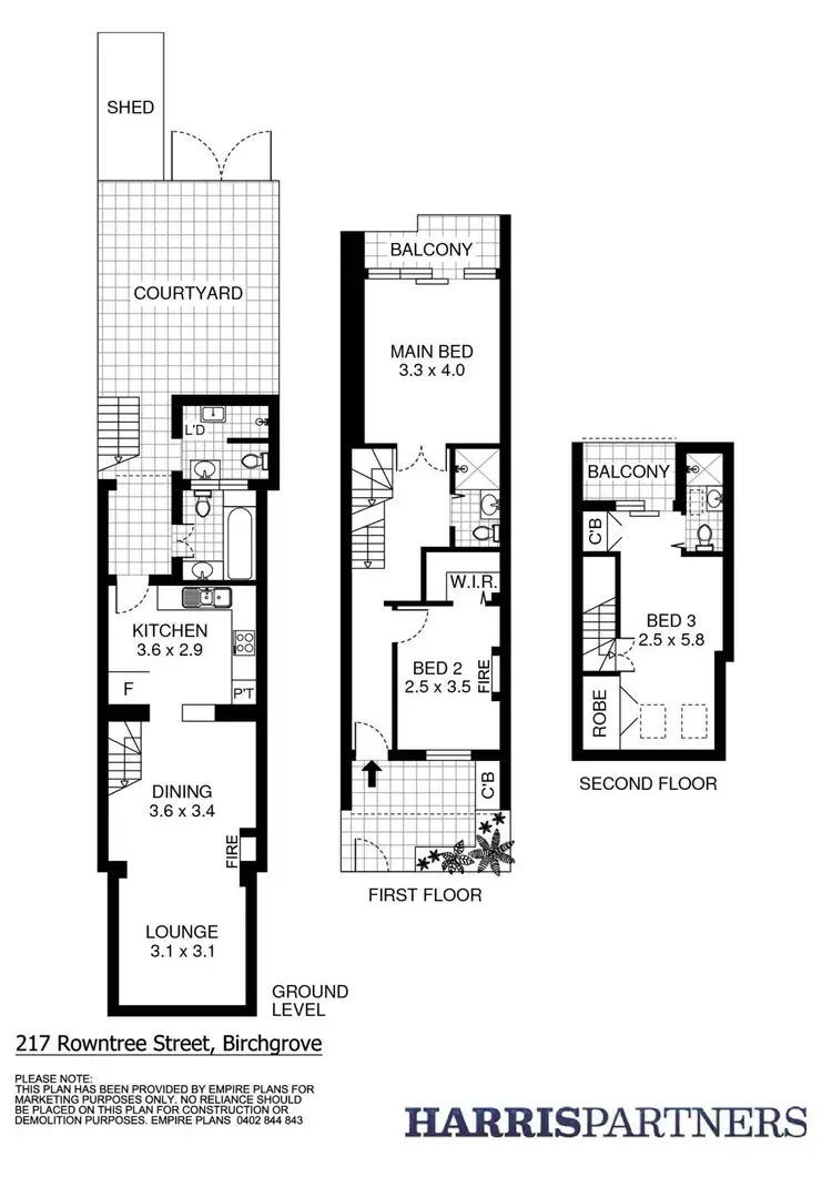 Floorplan of Homely house listing, 217 Rowntree Street, Birchgrove NSW 2041