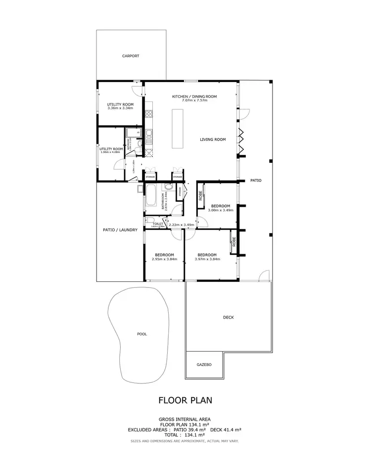 Floorplan of Homely house listing, 1 Duignan Street, Whitfield QLD 4870