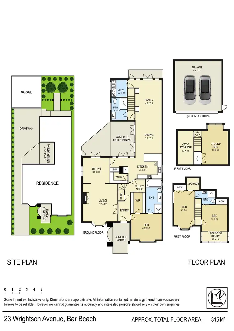 Floorplan of Homely house listing, 23 Wrightson Avenue, Bar Beach NSW 2300