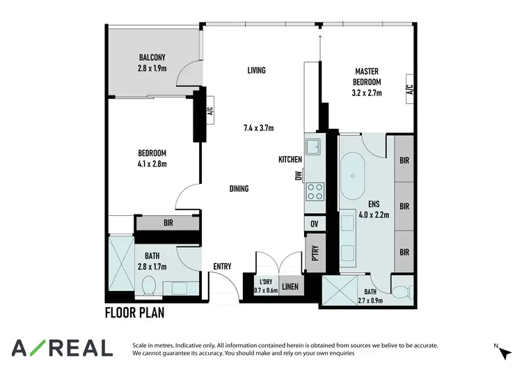Floorplan of Homely apartment listing, 1707/23 MacKenzie Street, Melbourne VIC 3000
