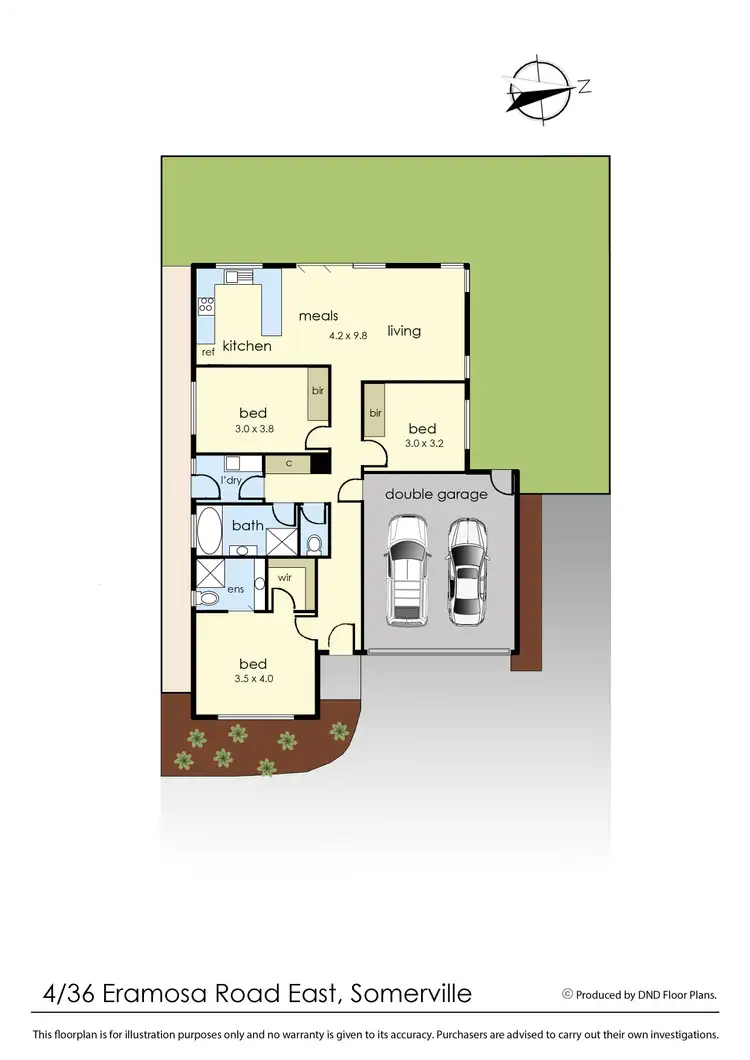 Floorplan of Homely unit listing, 4/36 Eramosa Road East, Somerville VIC 3912